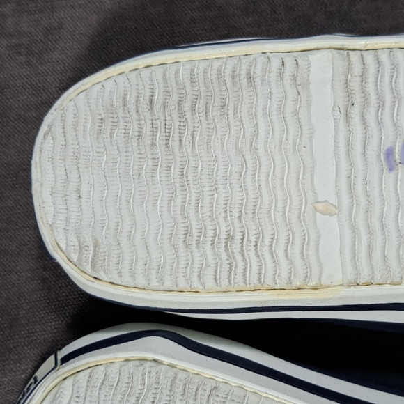 Zigi Girl Navy Blue Nubuck Suede Leather Slip Ons VG- US 7.5 - Picture 8 of 16